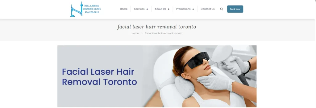 Laser hair removal for dark skin Toronto at Nell Laser & Cosmetic Clinic.