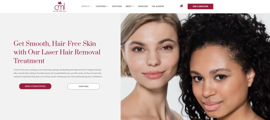 Laser hair removal for dark skin Toronto services at Canada MedLaser.