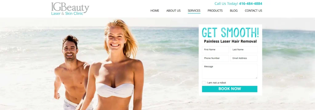 IGBeauty Laser & Skin Clinic for laser hair removal Toronto for dark skin.