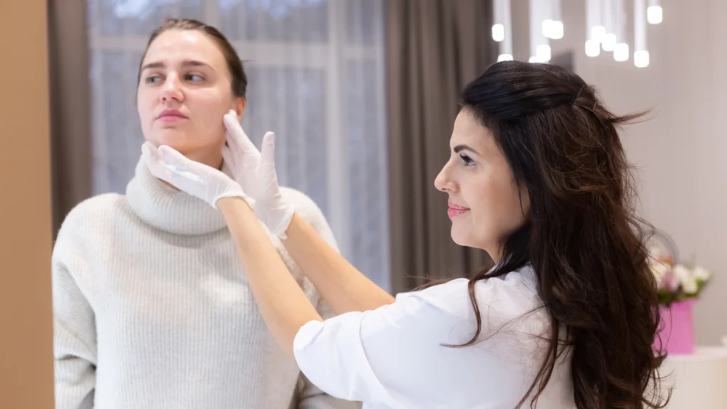 Essential post-treatment skin care to support recovery after an acnelan peel procedure.