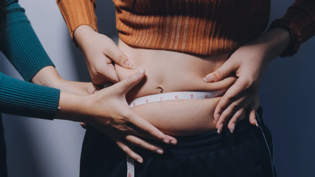 Process of lipolysis during hormone-regulated fat breakdown.