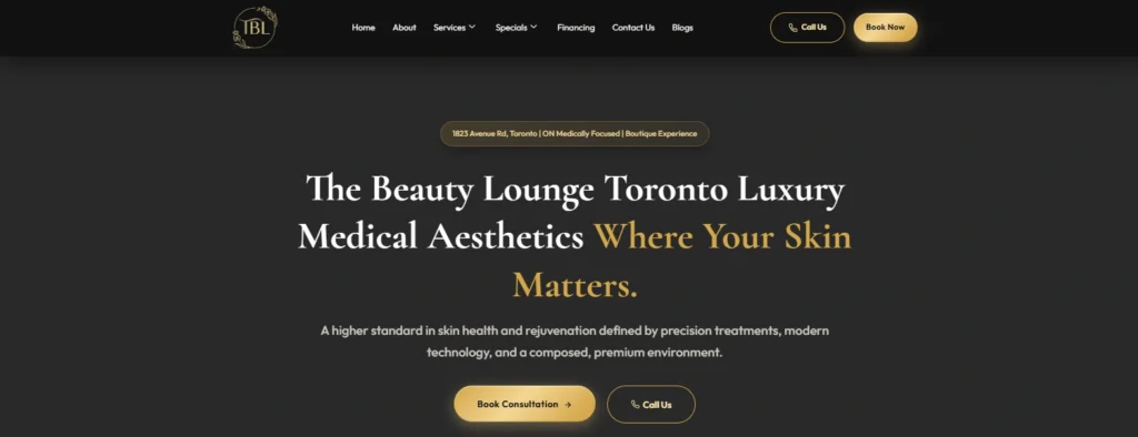 Caffeine and lipolysis treatment support at The Beauty Lounge Toronto. 