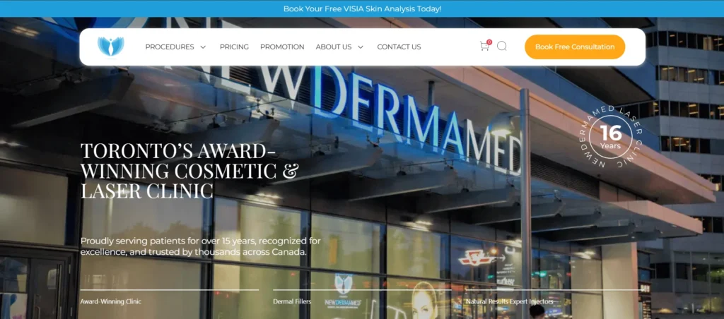 Best laser hair removal clinic in Toronto at NewDermaMed Cosmetic & Advanced Laser Clinic.